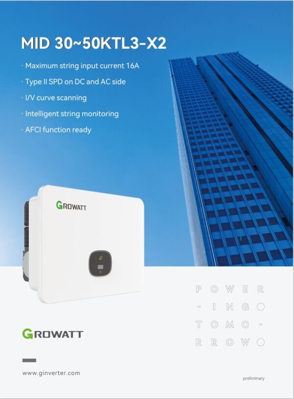 Growatt 50kW on Grid inverter - Image 2