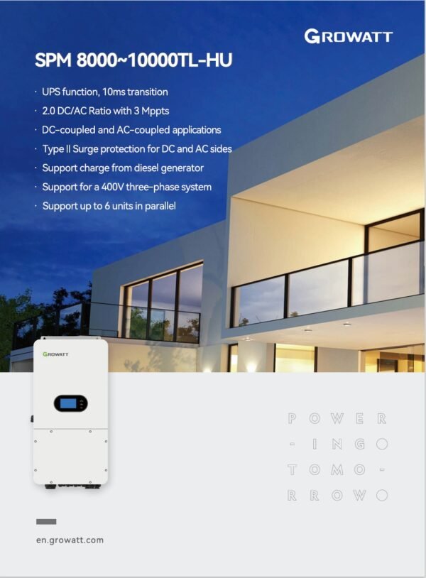 Growatt 10kW hibrid inverter - Image 2